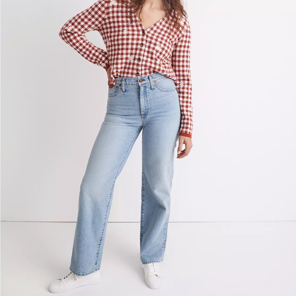 Madewell Slim Wide-Leg Full-Length Jeans in Edmunds Wash